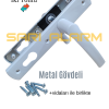 Pimapen Pvc Kapı Kolu Takım -Metal Gövdeli Plastik-  (Küçük Vidalı)