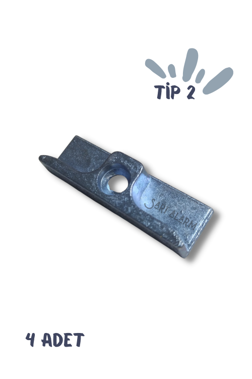 Pvc ( Pimapen ) Kapı & Pencere İspanyolet Karşılığı Tip 2 ( 4 Adet )
