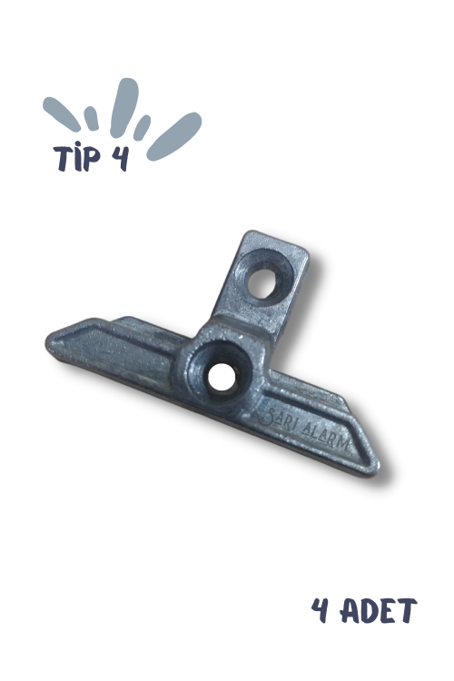 Pvc ( Pimapen ) Kapı & Pencere İspanyolet Karşılığı Tip 4 ( 4 Adet )