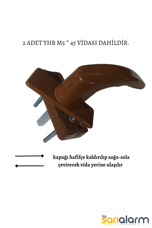 Alternative view of Pvc ( Pimapen ) Pencere Kolu Açıkkahve