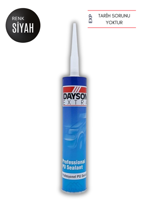 Dayson Extra Poliüretan Mastik 280 ml Siyah