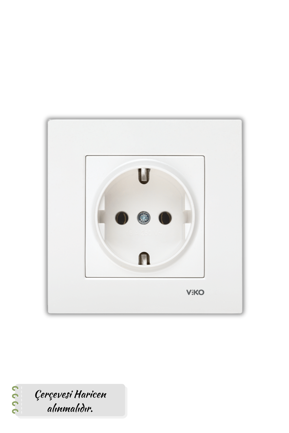 Viko Karre Modeli Topraklı Priz