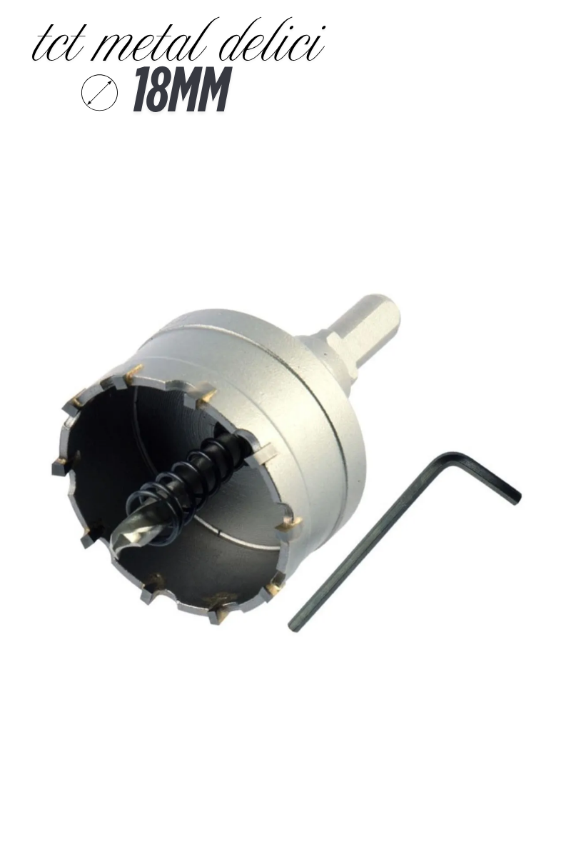 18mm TCT Matkap Ucu: En Sert Malzemelerde Bile Üstün Delme Performansı