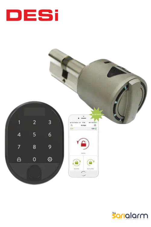 Desi Utopic R UBF3C100 Akıllı Kilit Bluetooth, Parmak İzi ve Şifre