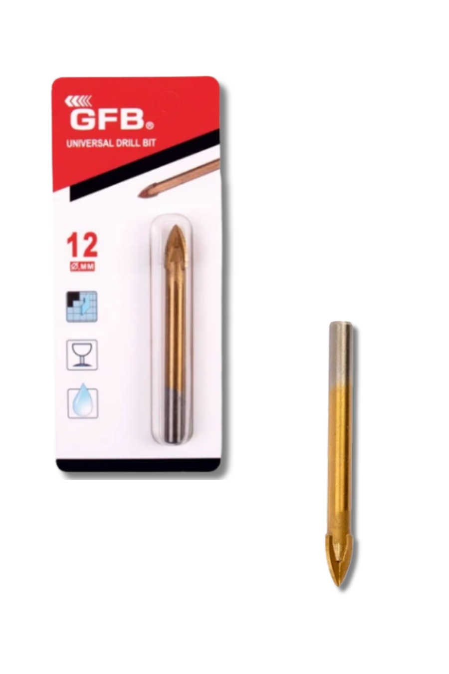 12 mm Seramik & Cam Delici Matkap Ucu- Mermer, Porselen ve Fayans Delme Ucu