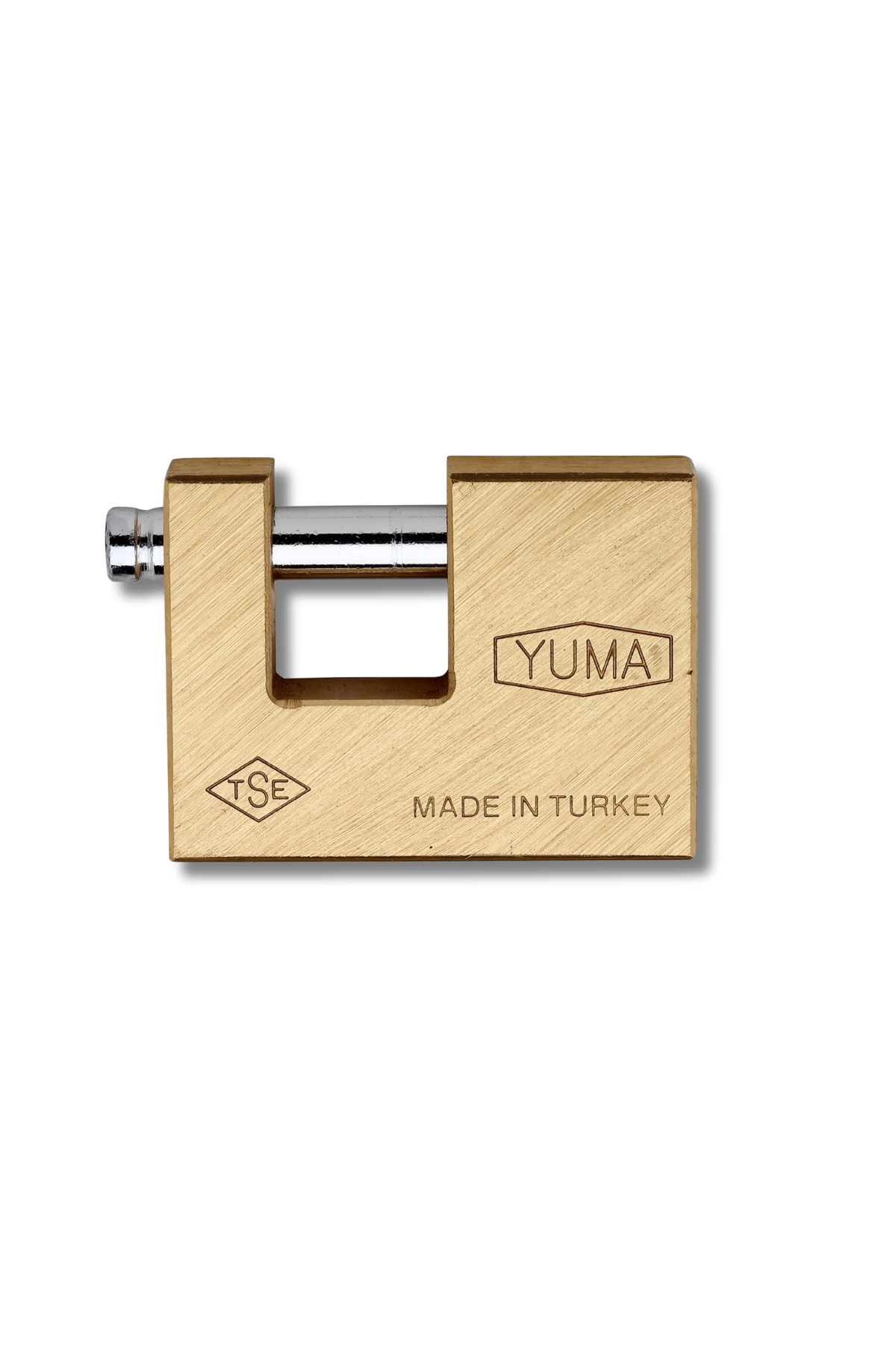 Yuma Kayar Milli Asma Kilit 70 MM Pirinç ( Paslanmaz ) Gövde