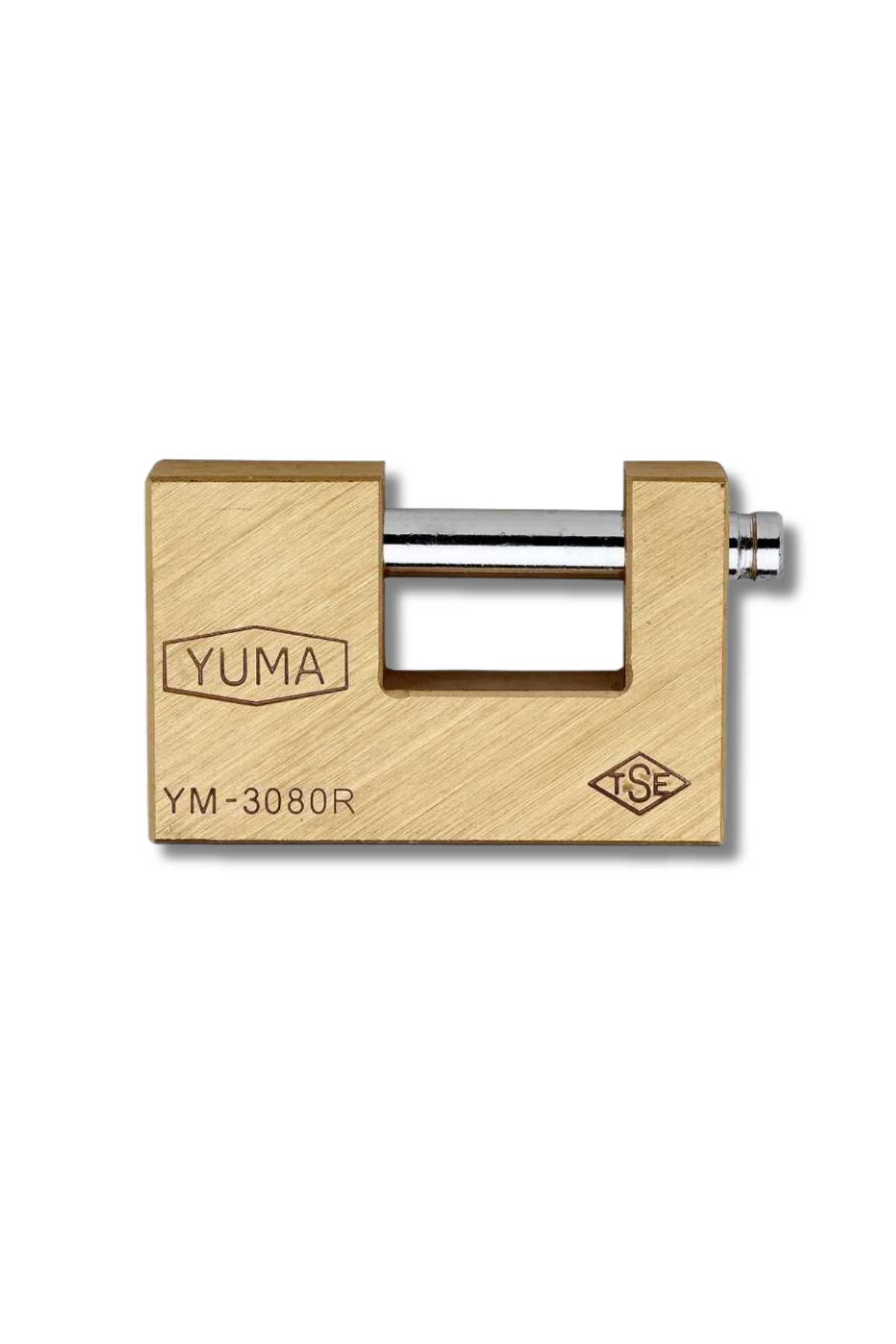 Yuma Kayar Milli Asma Kilit 80 MM Pirinç ( Paslanmaz ) Gövde