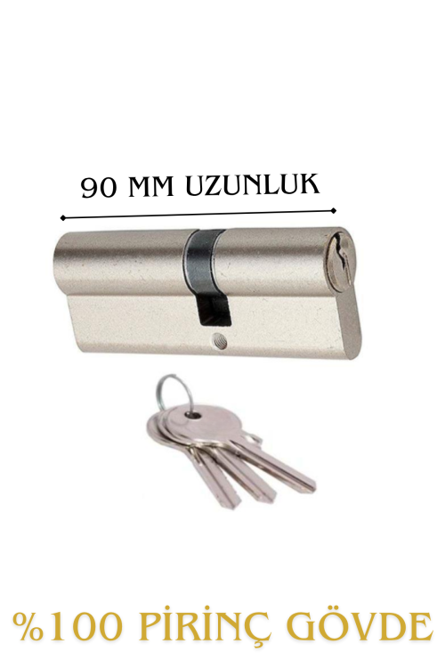 Alternative view of Tursan Barel 3 Anahtarlı 90Mm Nikel