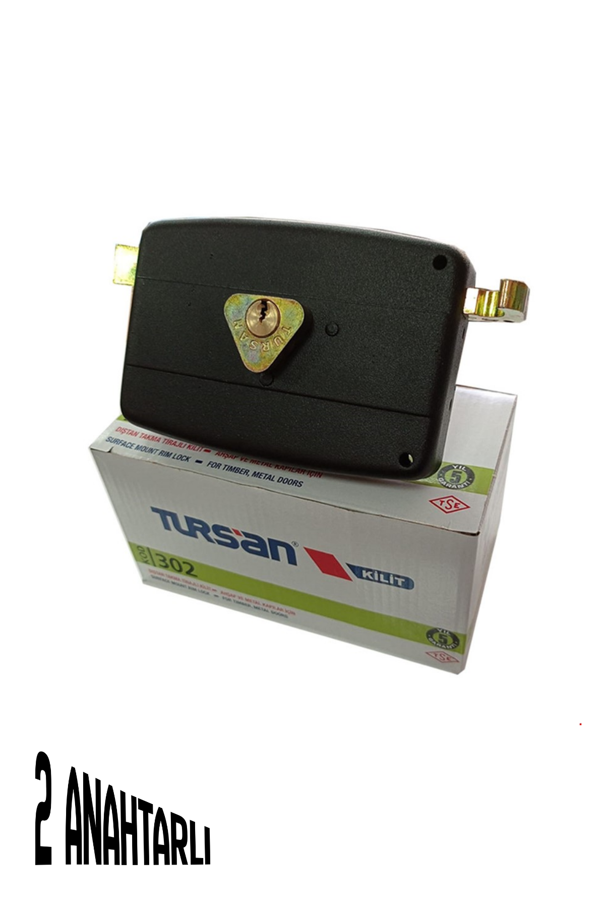 Tursan Yeni Tip Tirajlı Kilit 14 Cm (Karşılıksız) - Görsel 2