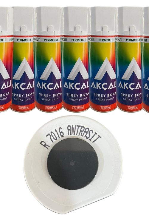 Akçalı Sprey Boya 7016 Antrasit Gri 400 ml