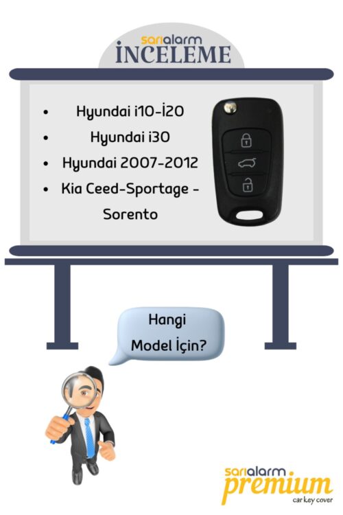 Alternative view of Premium Oto Anahtar Kılıfı Kia - Hyundai Için - Yeşil
