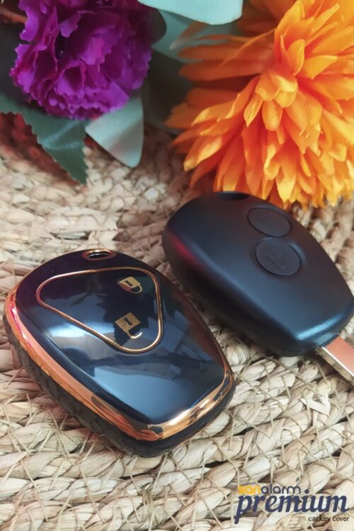 Alternative view of Premium Renault Clio 3 Dacia Duster 2 Buton Siyah Oto Anahtar Kumanda Kabı Kılıfı