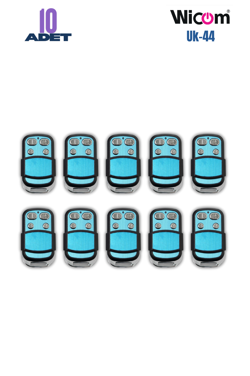 Wicom Uk-44 Universal Garaj Kepenk Bariyer Otopark Kumandası St Işlemcili 10 Adet