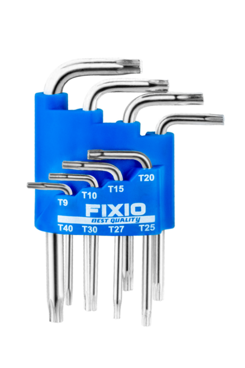 Fixio Kısa Torx Allen Anahtar Takımı 8 Parça