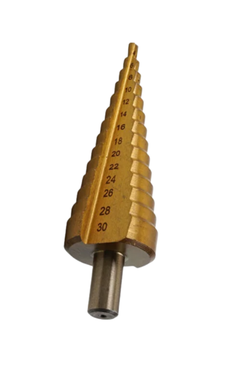 Gfb Kademeli Matkap Ucu 6-32 mm Sarı Titanyum Kozalak