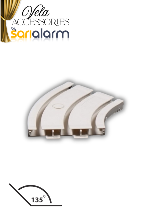 Alternative view of 3 Raylı Korniş Yarım Dönüş 45°