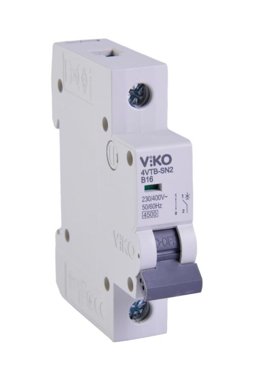Viko 4VTB-1B16 Otomatik Sigorta 4,5kA B Tipi 1 Kutup 16A