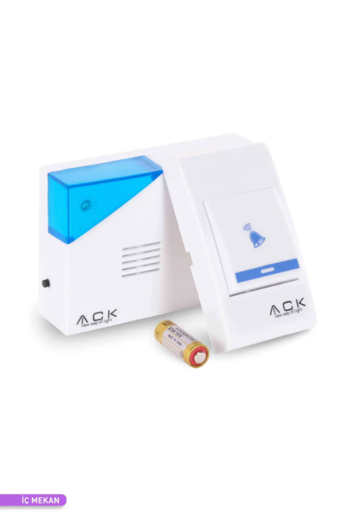 Ack Uzaktan Kumandalı Kapı Zili  (32 Farklı Zil Seçeneği )