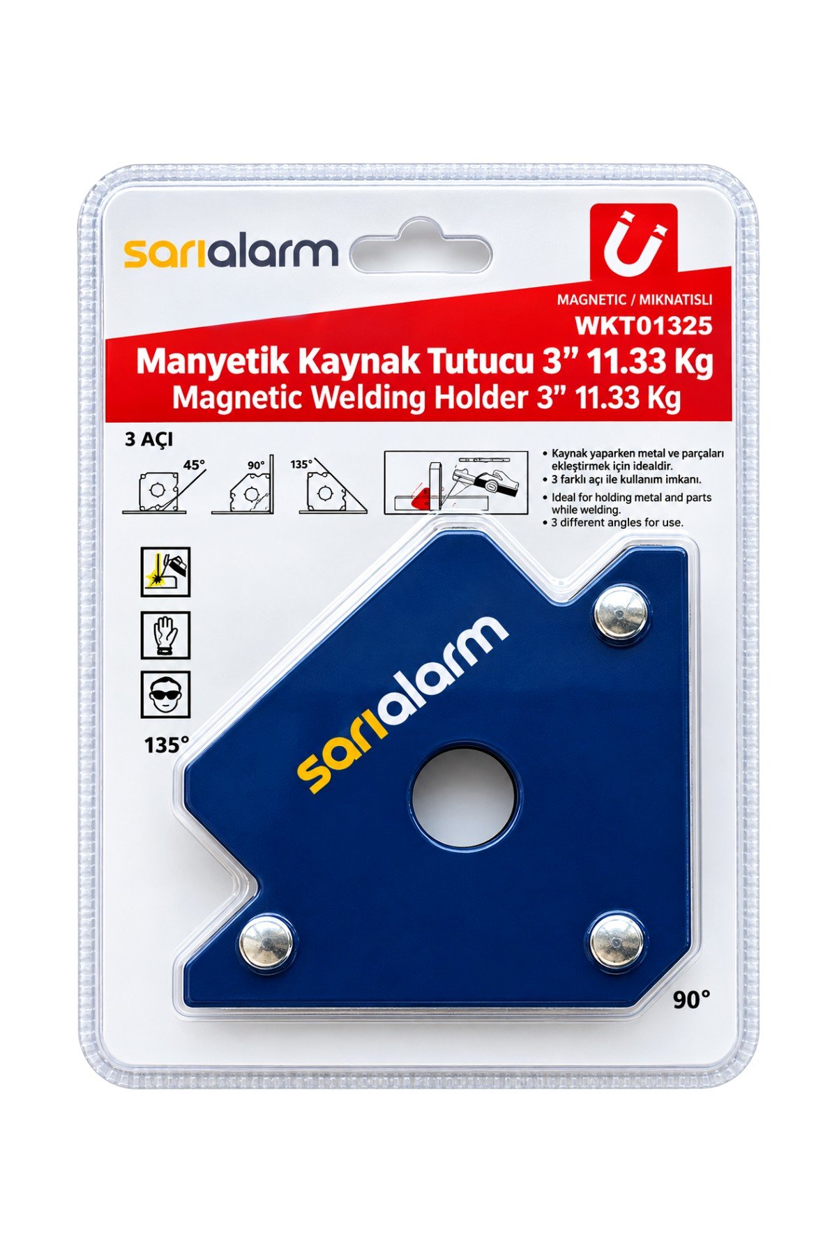 Manyetik Kaynak Tutucu 3'' 11,33 Kg