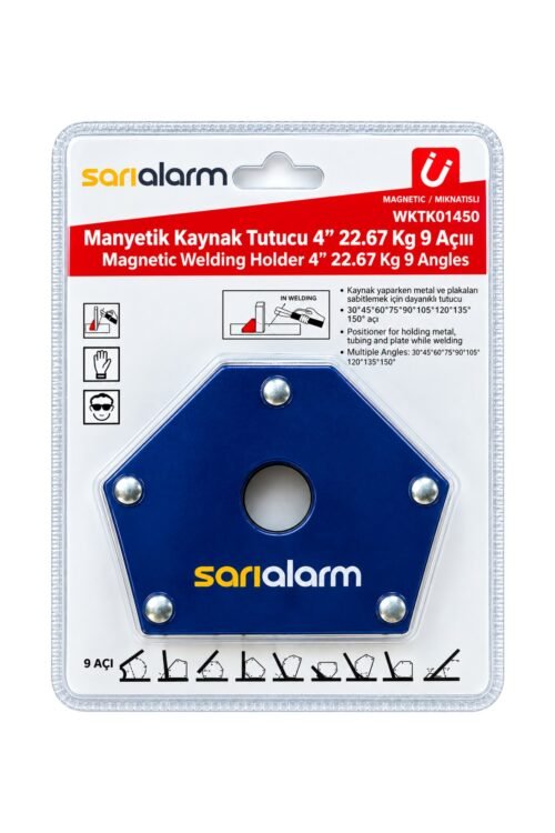 Manyetik Kaynak Tutucu 4'' 22,67 Kg 9 Açılı