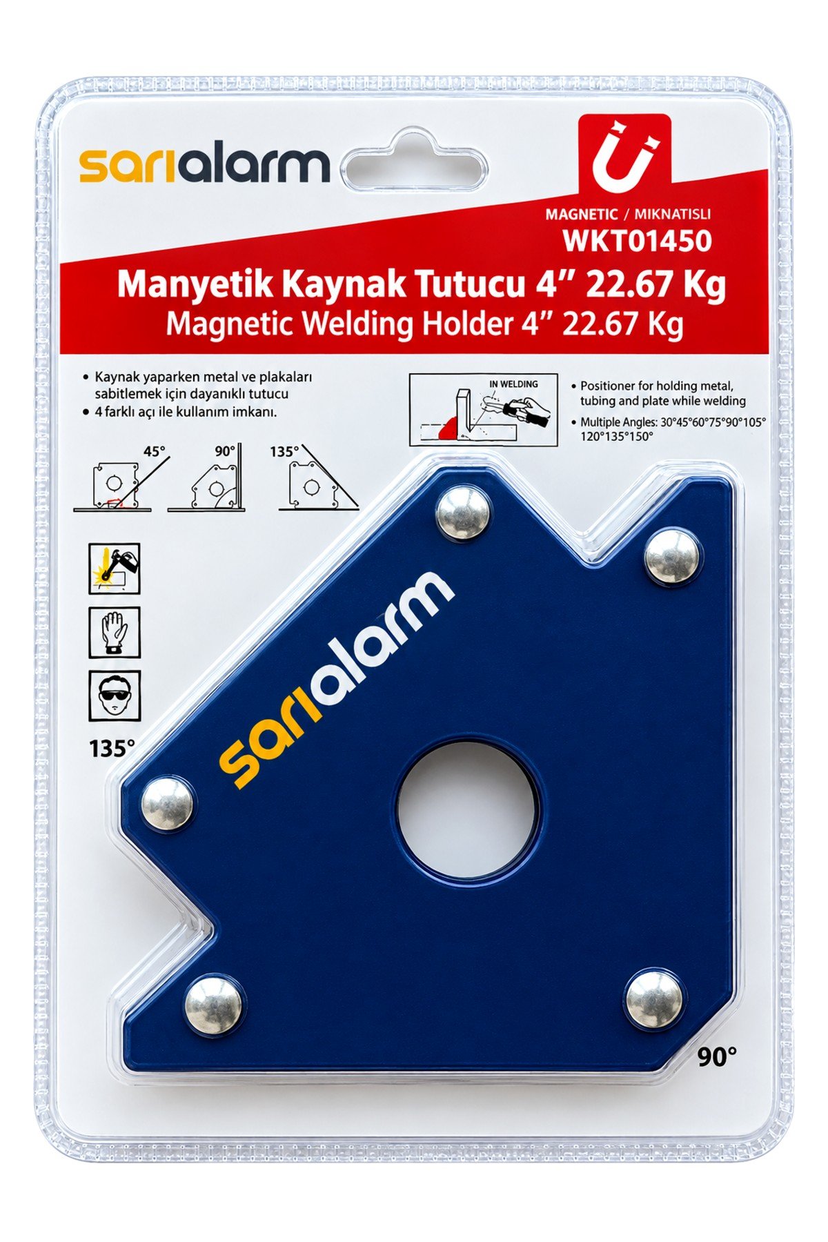 Manyetik Kaynak Tutucu 4'' 22,67 Kg