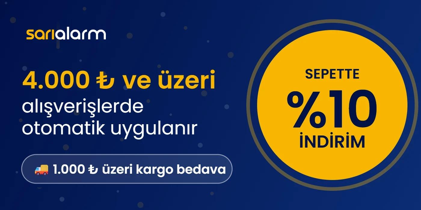 Sepette 4.000 TL üzeri indirim – Sarı Alarm